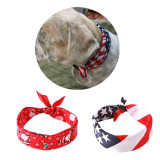 Sublimation Printing Blank Scarf For Pet Dog Neck Scarf Heat Transfer Dog Bandana