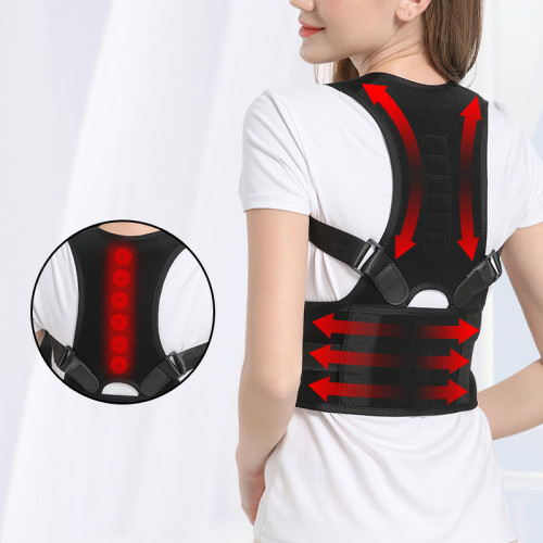 Adjustable Neoprene Back Support Brace Belt Posture Corrector