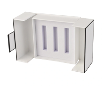 custom two door open fancy paper electronic packaging box with foam