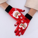 Texting Gloves Stretch Knitted Christmas Gloves Winter Warm Touchscreen Gloves