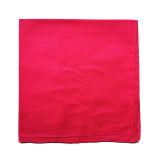 Plain Solid Color Square Sports Cotton Bibs Solid Color Kerchief