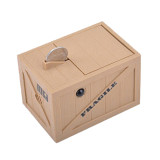 Cute automatic cat paw stealing coin safe box saving box kids home mini atm save money piggy