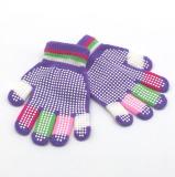 cheap price custom Kids Knitted Magic Gloves Teens Warm Winter Stretchy Full Fingers Gloves
