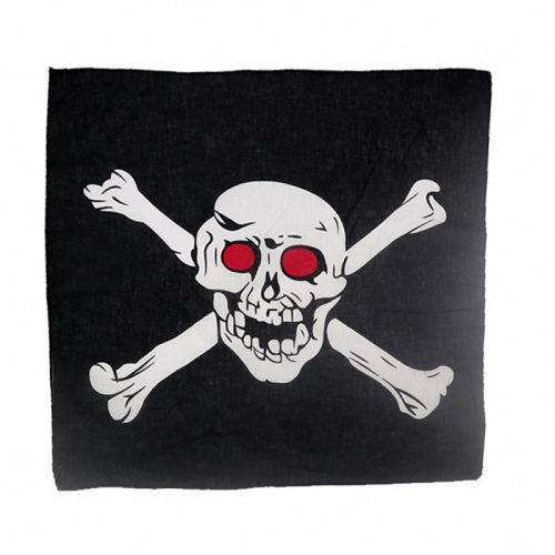Cheap Custom Logo Printing Skull Customized Cotton Bandanas Bandana Square Scarf Bandanna