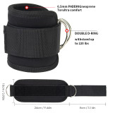 Custom Adjustable Ankle Straps For Cable Machines Support Gym Protection Ankle Strap Pink