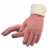 Women's Winter Touchscreen Stretch Cashmere Magic Gloves Warm Wool Knitted Thick Warm Gloves for Women