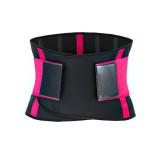 Colorful Breathable Waist Trimmer Belly Band Stomach Shaper Pink Waist Trainer for Women
