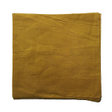 Plain Solid Color Square Sports Cotton Bibs Solid Color Kerchief