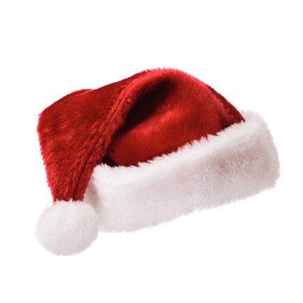 high quality plush kids adult promotional red and white custom giant santa hat