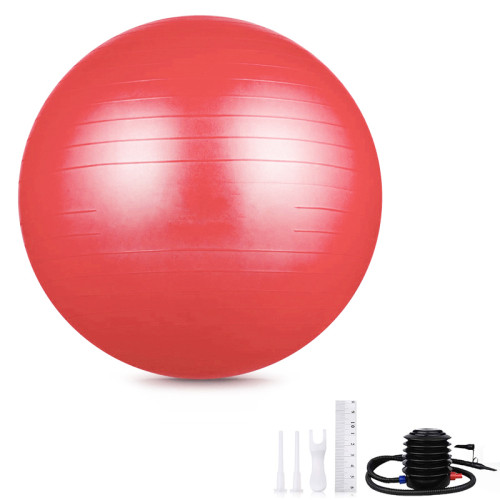 Custom Sized Anti Burst Balance Exercise Ball with Hand Pump PVC GYM Yoga Ball