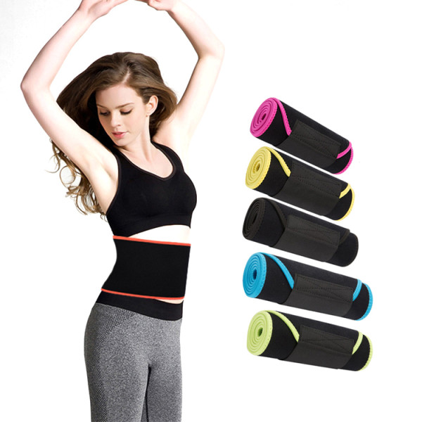 Neoprene Women Waist Trainer Trimmer Body Shaper Sweat Belt For Weight Loss