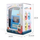 high quality trick toy pretend cash shredder box money machine coin gift paper box safe piggy banks for adults