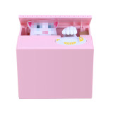 Manufacturer wholesale plastic music brown bear stealing coin cute money piggy bank animals boxes for coins
