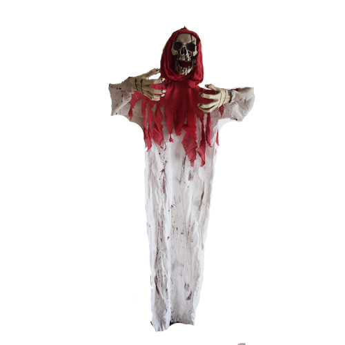5 feet Halloween Led Light Prop Life Size Skull Skeleton Haunted House Decoration Halloween Skeleton