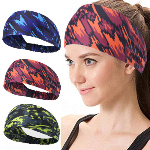 wholesale Non-slip Sweatband sport head band custom man women headband for yoga