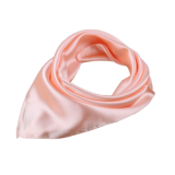Stock 60x60cm Plain Colors Satin Silk Head Square Silk Scarf