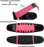 Colorful Breathable Waist Trimmer Belly Band Stomach Shaper Pink Waist Trainer for Women