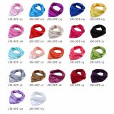 Stock 60x60cm Plain Colors Satin Silk Head Square Silk Scarf