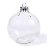 Giant Clear Glass Christmas Ball