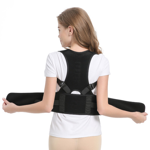 Adjustable Neoprene Back Support Brace Belt Posture Corrector