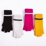 Winter Warm Knit Gloves Touch Screen Thick Thermal Gloves
