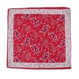 Customized Unisex Multifunctional 55X55Cm Headpiece Baby Bibs Bandana Cotton Bandana For Women Paisley Bandana