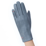 Winter Outdoor Warm Cute Leather Touch Screen Gloves for Women