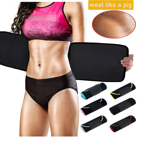 Neoprene Women Waist Trainer Trimmer Body Shaper Sweat Belt For Weight Loss