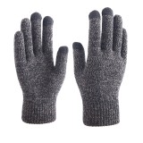 Dual Layers Fleece Line Thick Warm Gloves Touch Gloves