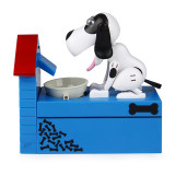 new product plastic children electric coin count machine bank dog house piggy digital money box for sale