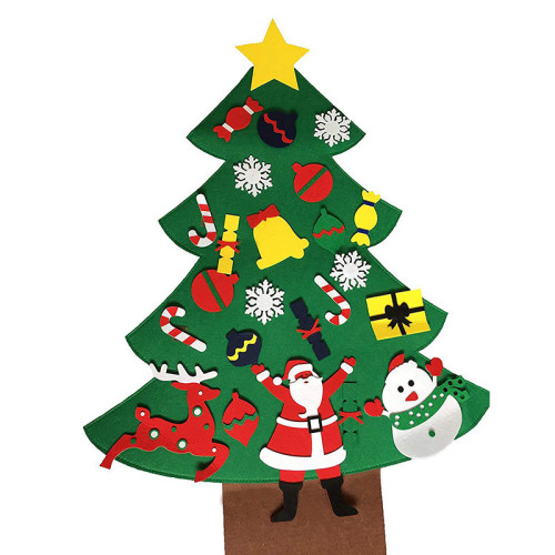 Creative Trendy Elegant New Year New Design Animated Felt Christmas Tree