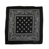 Cheap Brown 28g 22*22in Bandannas 100% Cotton Multifunctional Neck Paisley Bandana Bibs