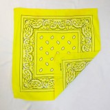 Hot Sale Stock Classic Paisley Pattern Cotton Bandana Square Kerchief
