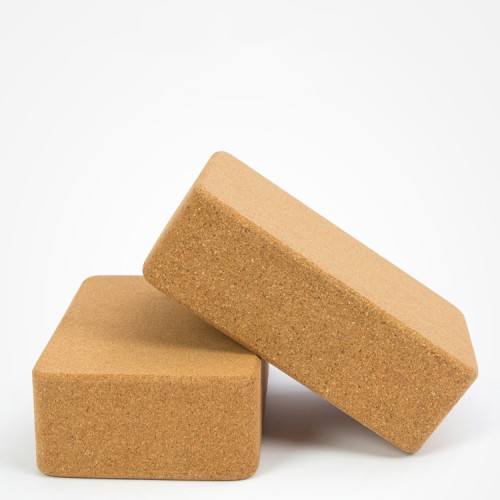 Customized wholesale Gymnastics Yoga Brick Block 400g Eco Custom Cork Yoga Blocks