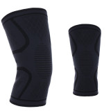 Customized Logo 3D Knitting Nylon Elastic Knee Sleeve Support For Men And Women
