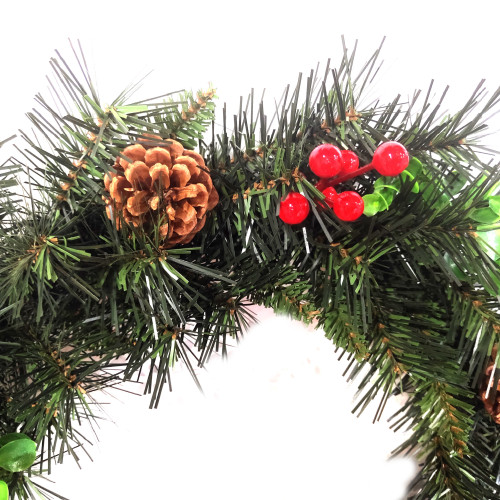 Beads Wholesale Felt Tinsel Christmas Wreaths