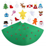 Hot Sale Eco Friendly Snowman Reindeer Bulk Sweet Unique Felt Christmas Tree