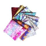 Smile Face Customized Factory Custom Bandana Cotton Square Digital Printing Bandanas With Low MOQ