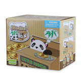 Manufacturer plastic brown paper coin box atm toy machine coin acceptor stealing mouse piggy bank