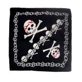High Quality Breathable Printed Skull Sports Cotton Bandanas Bandana Square Scarf Bandanna