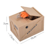 Cute automatic cat paw stealing coin safe box saving box kids home mini atm save money piggy