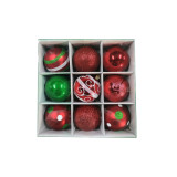 Custom Painted Plastic Christmas Ball Christmas Ornament Ball Bulk Christmas Balls