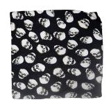 High Quality Breathable Printed Skull Sports Cotton Bandanas Bandana Square Scarf Bandanna