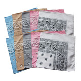100% Cotton Paisley Silk Screen Print Custom Headwear Bandana