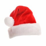 high quality plush kids adult promotional red and white custom giant santa hat