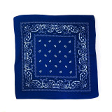 Cheap Brown 28g 22*22in Bandannas 100% Cotton Multifunctional Neck Paisley Bandana Bibs