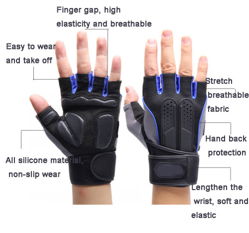 China Best Hot Sale Modern Custom Gym Gloves