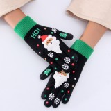 Texting Gloves Stretch Knitted Christmas Gloves Winter Warm Touchscreen Gloves