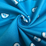100% polyester 55 x 55 cm square paisley bandanna with stock pattern