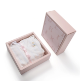 Soft color printing custom foldable baby set clothes packing box